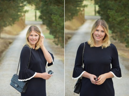 Kleid mit Plissee